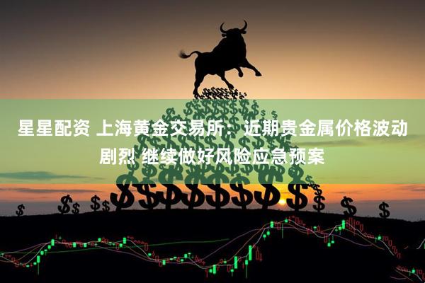 星星配资 上海黄金交易所：近期贵金属价格波动剧烈 继续做好风险应急预案