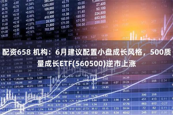 配资658 机构：6月建议配置小盘成长风格，500质量成长ETF(560500)逆市上涨